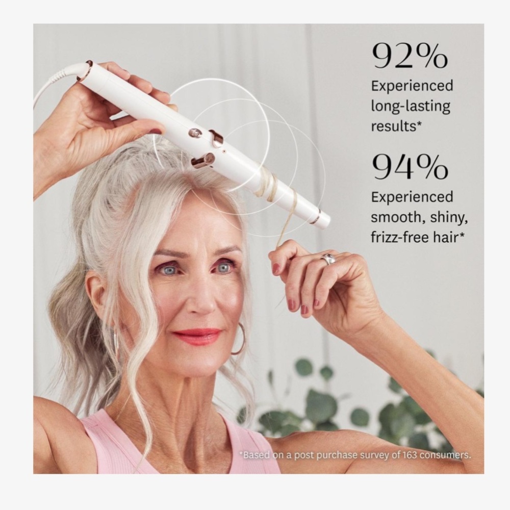 NEW IN BOX T3 SINGLE PASS WAVE PROFESSIONAL CERAMIC STYLING WAND - Picture 15 of 15